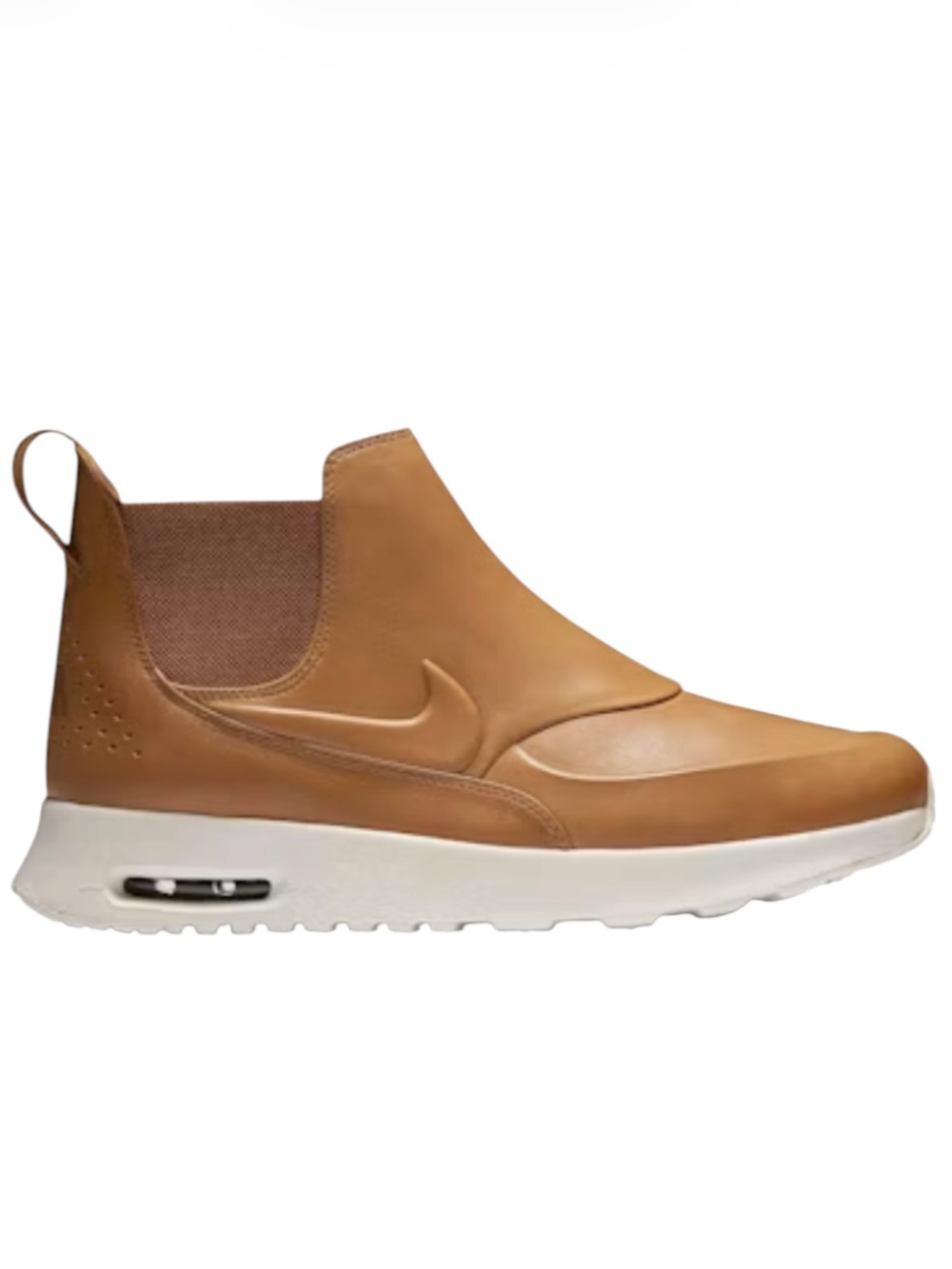 Nike Air Max Thea mid ale brown slip on high top sneakers size 6